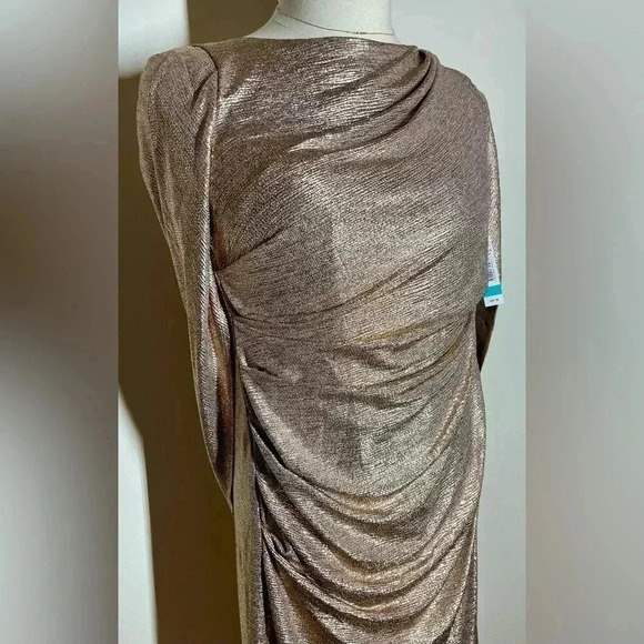 R&M Richards | Plus Size 16 Ruched Waist | Formal Dress / Gown - Picture 3 of 7